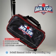 Mr Top Bowling Bag 2 Ball Roller & Mr Top 1 Ball Tote Bag - Bowling Accessories