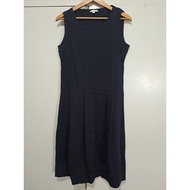 EILEEN FISHER Preloved black sleeveless dress size S/P Small Petite stretchable