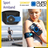 Quad Lock Sport Run Armband Running Sport Arm Band Phone Holder Case Grip Pemegang Telephone Adapter