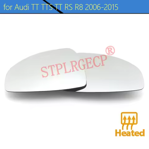 For Audi TT TTS TT RS R8 2006-2015 LH RH Driver Rear View Side Mirror Lens Door Wing Mirrors Glass w