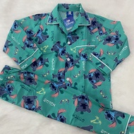 Stitch ชุดนอนเด็ก ลายสติช ลายการ์ตูน สติส สำหรับเด็ก 2-12 ปี ลิขสิทธิ์แท้ 100%