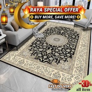 🔥Raya Special🔥Karpet Size 8X10 KAKI PLG BESAR 6XL 3XL XL M G6-G25 Carpet 5D ReadyStock | Carpet Vira