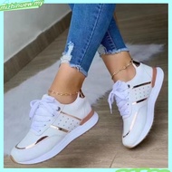 Ready stock kasut sukan perempuan sport wanita hitam putih plus size 35-43 2023 new fashion breathab