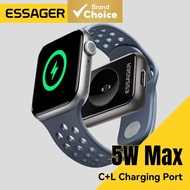 Essager 5W 2-in-1 Wireless Charger for Apple Watch Portable Type-C to for iOS