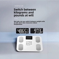 Smart Body Fat Scale Household | Weight Fat Moisture Calories Measurement | USB Charging High Precis