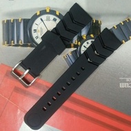 Strap rubber silicon diver model seiko monster 22mm black