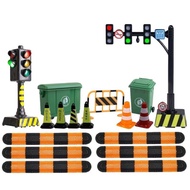 1:18 speed bump toy car model scene accessories underground parking lot toy simulation parking space
