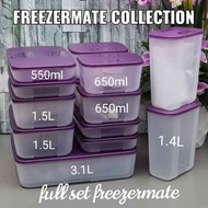 Tupperware Freezermate Set (Purple/ Red &amp; Blue)