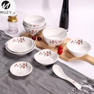 Muzy Melamine Plates, Glass Dinner Plates, Melamine Serving Plates, Japanese Style Dinner Plates HMG
