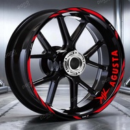 Motorcycle Wheel Rim Sticker Hub Refit Stripe Tape For MV Agusta Brutale 800 920 990 1000 1090RR F3 