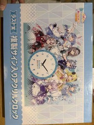 Hololive 複製簽名壓克力時鐘