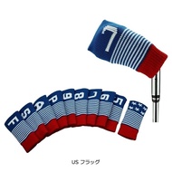 Hot SellingJapan Imported LITE Golf Iron Club Cover Knitted Club Head Cover 10 Pieces Set Club Prote
