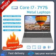 2023 new model laptop original J4125/Core i7 Fingerprint Unlock 15.6 Inch HD IPS Laptop 8G/16GB RAM 512GB SSD Intel Windows 10 Notebook Backlit Keyboard Order free ASUS mouse