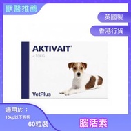 Aktivait 腦活素膠囊 (10kg以下小狗用) 60粒 |VetPlus