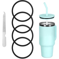 4 PCS Pengganti Gasket untuk Hydro Flask Tumbler 40oz & 32oz, Gasket untuk Penutup Hydro Flask 40 oz