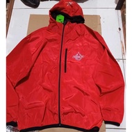 MERAH Federal Oil Red RidingStyle Parachute Jacket