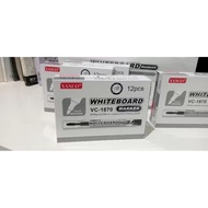 Non-permanent whiteboard marker (can be erased)