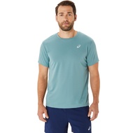 ASICS :  KATAKANA SS TOP MEN RUNNING ผู้ชาย เสื้อคอกลม ของแท้  CELADON