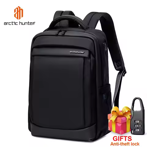 ARCTIC HUNTER 2023 Fashion Waterproof Business Men's Backpack 15.6 Expandable Backpack Travel Luggag