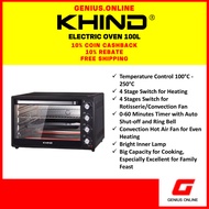 KHIND Electric Oven (100L) OT100E