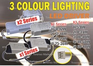LED Driver  3 color 5-8WX2 / 8-24WX2 / 25-40WX2 / 40-60WX2 / 60-80WX2 3 color lighting