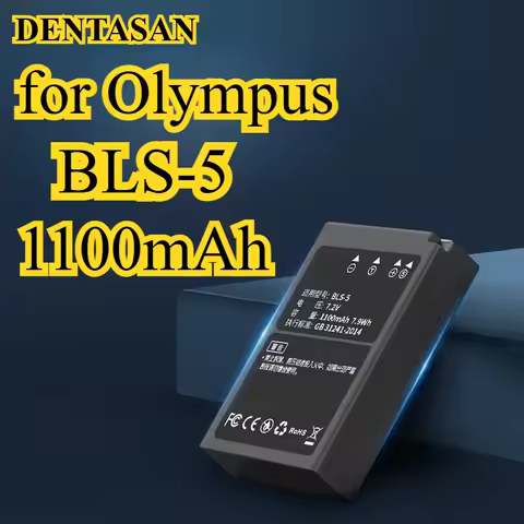 1100mAh BLS-5 Digital Camera Battery Suitable for Olympus PEN E-PL6 E-PL7 E-PL8 E-PL9 E-PM2 OM-D E-M