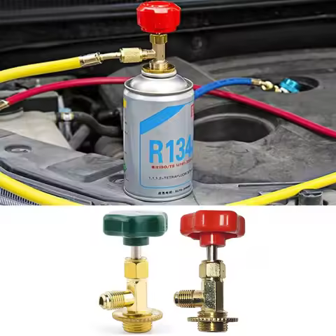 1PC Dispensing Valve Bottle Opener 1/4 SAE Connector Mayitr Refrigerant Bottle Can Tap for R12 R22 R