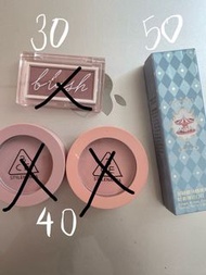 化妝品斷捨離 ( 花之曉，JILLLEEN , 3CE ） 唇膏，胭脂 ，Blush ｜ 買多有平