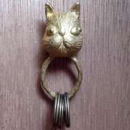 emmaAparty手工純銅鑰匙圈 '' 貓咪幫你拿''