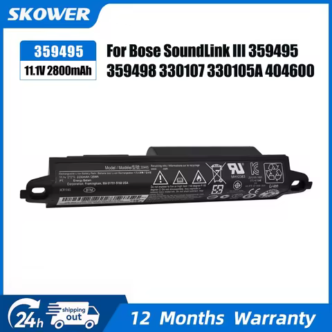SKOWER 359495 359498 Battery for Bose SoundLink III 330107 330107A 330105 330105A Bluetooth Mobile S