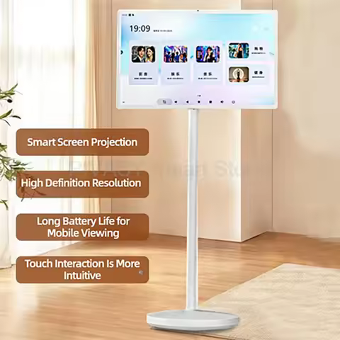 For Outdoor Live Party Touch Screen Wireless Casting 32 Inch Smart Display Portable Smart TV 4k High