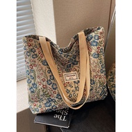 Beg tangan besar christy ng bucket Large-Capacity Canvas Bag 2026 New Style Super Hot Handbag Female