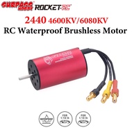 SURPASS HOBBY KK 2440 4600KV 6080KV Waterproof Brushless Motor For 1/16 1/18 RC Car Boat Model Parts