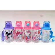 GLCF 450/600 ML Botol Air Kanak-kanak,Kids Water Bottle,Tali Panjang,ada straw