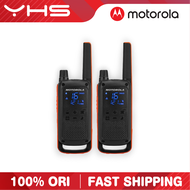 MOTOROLA T82 MCMC/SIRIM Approved FRS Talkabout OLED Display Walkie Talkie Radio Outdoor Event Securi