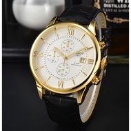Tianling TISSOT Watch Men's Business Watch Quartz Leather Strap