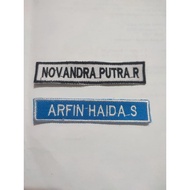 Custom Computer Embroidery Name Bet SIGMA B 348 Size 1.8x8.5cm Neat Stitching Professional Embroider