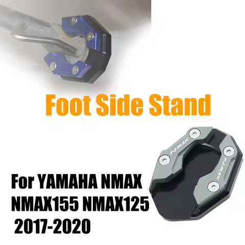 For YAMAHA NMAX NMAX155 NMAX125 N-MAX 2017-2020 CNC Motorcycle Kickstand Foot Enlarger Side Extensio