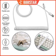 Mechanical Keyboard Custom Coiled Cable Wire GH60 Aviator USB Type C Charger Keyboard Cable