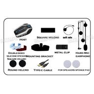 TNICER T5P 500m 2 Riders Bluetooth Helmet Intercom Headset Music Sharing 500m Range with Quality Sou