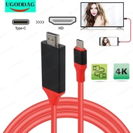 USB 3.1 Usb C Ke HDMI Kompatibel dengan Kabel Adaptor 4K 2M Tipe C Ke Kabel HD untuk MacBook Samsung