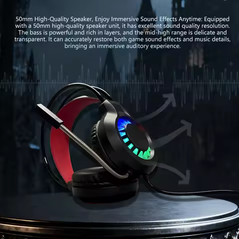 V7S has wired headphones gaming, computer, music Fits online courses, conferences, birthdays. Works 