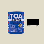 TOA GLIPTON สีเคลือบด้าน กลิปตั้น สีน้ำมัน ชนิดด้าน F222 / F555 / F888 สีทาเหล็ก ขนาด3.785ลิตร