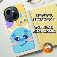 HP (RC9) Case Tecno Spark Go1hp/ Cute Girl Motif Tecno Spark Go1 hologram case Tecno Spark Go1/case 
