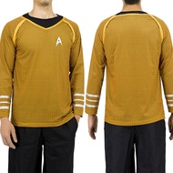 2026 Halloween Driving into Dark trek Captain cos Suit Kirk T-Shirt Long Sleeve Pullover