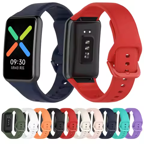 Silicone Strap band For oppo watch free SmartWatch Replacement Original WristBand Bracelet Belt Corr