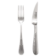 GLOBAL Steak Knife and Fork Set, All Stainless Steel, Made in Japan (Direct from Japan)