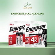 ENERGIZER Max Alkaline Battery E91BP2-AA - 2Pcs & E91BP4-AA - 4Pcs