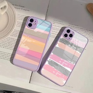 SC187 Softcase Glass Kaca Ungu Lilac Oppo Reno 6 4G - Case Casing Hp h