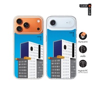 CaseClub Iphone Case Phone Clear Elephant Building Pattern For i17 Pro Max/i17 Pro/i Air/i17